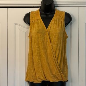 Cable & Gauge Sleeveless Blouse – Fool’s Gold – Women’s Size Small – NWT